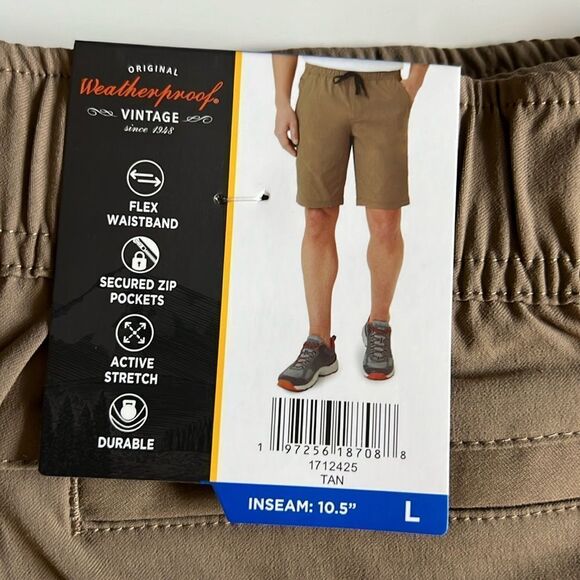 Weatherproof Vintage Men's Performance Weather Flex Tech Short Regular F… - Picture 1 of 9